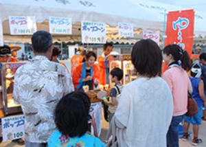 写真：夏祭り守恒参加